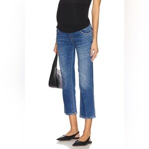Hatch Collection Women’s Over the Bump Straight Maternity Jean